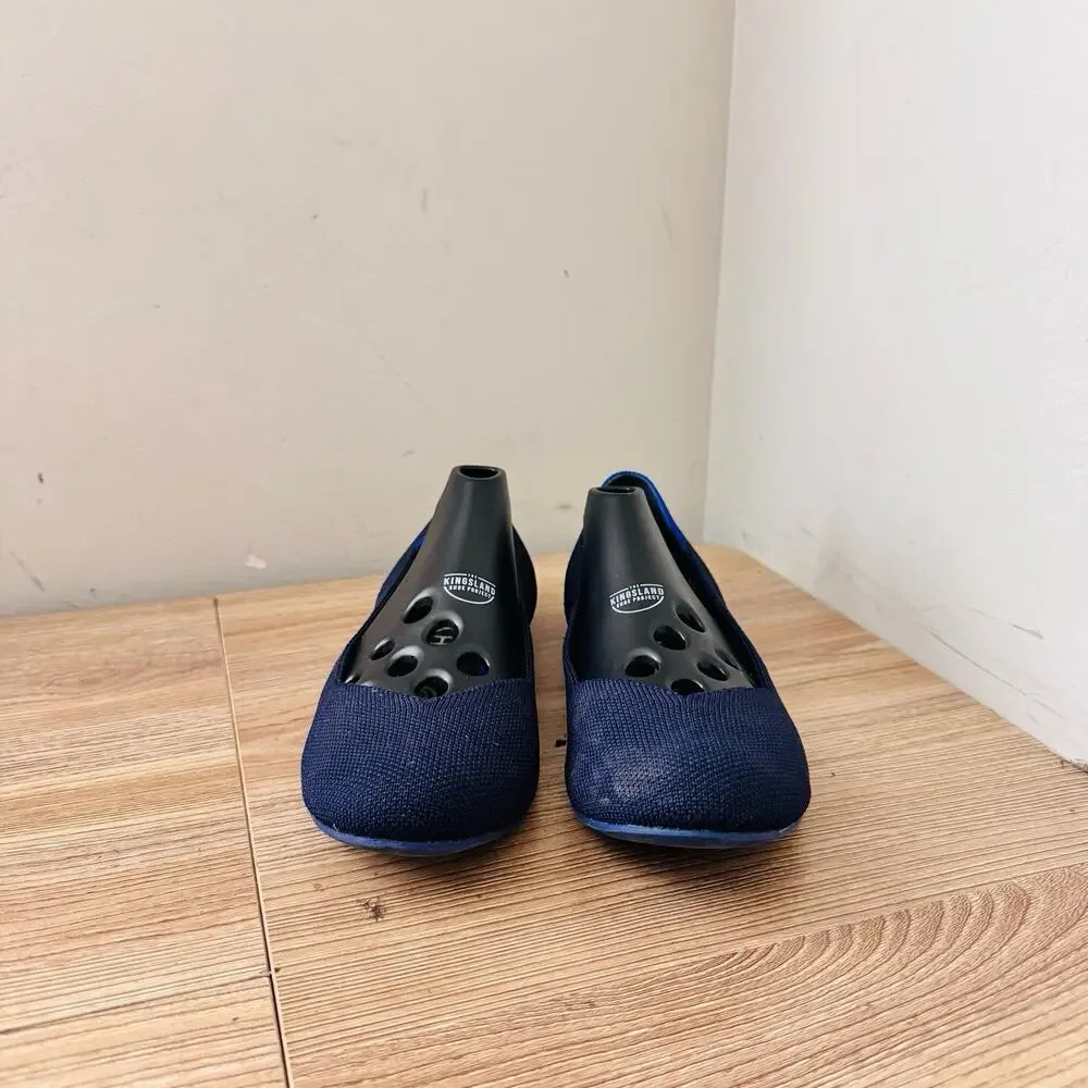 Rothy’s The Flat Navy Blue Knit Slip On Flats Women’s Size 7.5